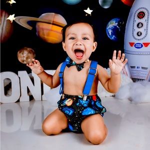 Solar System, Planets cake smash set, Planets cake smash outfit